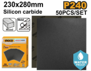 Ingco papír brusný P240 230 x 280mm, 50 ks