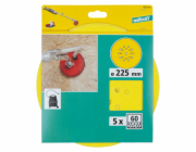 Wolfcraft samodržné brusné kotouče K60, pr.225mm 5632000