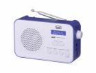 Rádio Trevi, DAB 7F92 R BLU, přenosné, DAB+/DAB/ FM, disp...