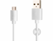 Fixed 2m microUSB kab, bílý FIXD-UM2M-WH