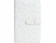 LoveInstant Fotoalbum pro Fujifilm Instax Mini / Xiaomi / Polaroid / Canon / HP / Kodak / White Embroidery