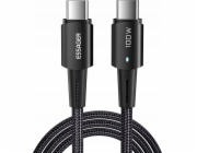 Kabel USB-C na USB-C 100W Essager 1 m (černý)