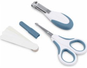 Nuvita Nuvita, Sada kosmetických nehtů: nůžky, kleště a 5 pilníků, pudrově modrá