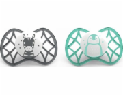 Nuvita Nuvita, Sada 2 ortodontických dudlíků 0m+ neutrální