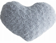 Atmosphera Dekorativní polštář ve tvaru srdce měkký polštářek jako dárek