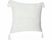 Atmosphera Dekorativní povlak na polštář s bílými třásněmi 40x40 cm