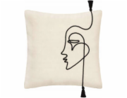 Atmosphera Dekorativní povlak na polštář FACE, 40 x 40 cm