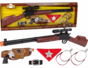 LeanToys Sada brokovnic a revolverů Cowboy Sheriff