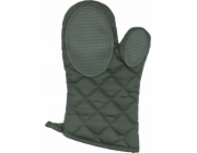 Douceur d`Interieur Chňapka do trouby se silikonovou rukojetí, khaki, 30 x 18 cm