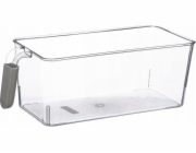 5five Potravinářská nádoba do lednice + rukojeť, 30x17,5x11 cm, průhledná