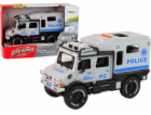 LeanToys Terénní vozidlo Policejní šedé otevírací dveře Z...