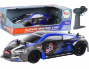 LeanToys auto na dálkové ovládání RC 1:18 gumová kola Drift modrá
