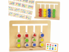Viga Toys Montessori barvy a tvary logická hra