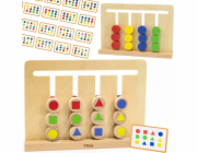 Viga Toys Montessori barvy a tvary logická hra