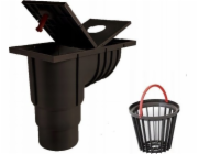 Tycner Kanalizační nádrž Gutter O 110, hnědá [1]