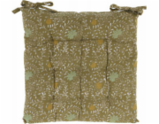 Home Styling Collection Kolekce bytového stylingu, polštář na židli s květinovým vzorem, 100% bavlna, 40 x 40 cm