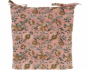 Home Styling Collection Kolekce bytového stylingu, polštář na židli s květinovým vzorem, 100% bavlna, 40 x 40 cm