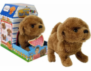 Lean Sport Interaktivní bateriové venčení psů hnědé barvy, vrtí ocasem a zní (7347)