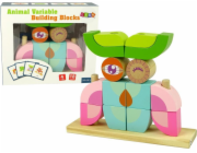 Lean Sport Kreativní 3D Puzzle Dřevěné Bloky Sova