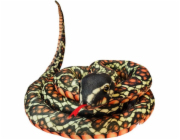 LeanToys Plyšová hračka Had hnědá 200 cm