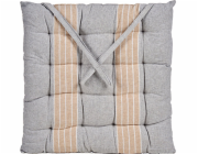 Giftdecor NOMO Pruhovaný polštář na židli s vázaným vzorem, 40 x 40 cm