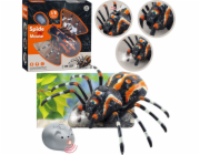 LeanToys Dálkově ovládaná tarantule pavouk infračervený černý R/C ST