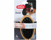 Zolux ZOLUX Gumový dřevěný kartáč pro psy na masáž PSÍ SALON