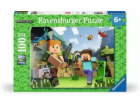 Ravensburger dětské puzzle Minecraft - Steve a Alex