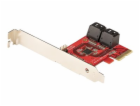 Startech SATA PCIe Card, 4 Port PCIe SATA Expansion card,...