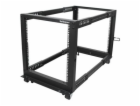 Startech 12U 19" Open Frame Server Rack, 4 Post Adjustabl...