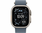 Apple Watch Ultra 3 GPS + Cellular 49mm Natural Titanium Case with Anchor Blue Ocean Band