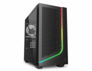 Sharkoon J1000  ARGB    (schwarz, Tempered Glass)