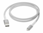 dbramante1928 re-charge - Kabel Lightning - USB s piny (male) do Lightning s piny (male) - 1.2 m - pletený, 100 % recyklovaný plast