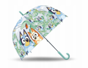 Kids Euroswan Modrý průhledný manuální deštník