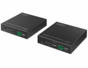 Digitus HDMI Fiber KVM IP Extender Set (schwarz, 4K/60Hz)