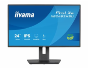 24" iiyama X2492HSU-B1:IPS,FHD,HDMI,DP,green,HAS