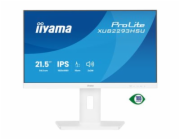 iiyama ProLite XUB2293HSU-W7 - LED monitor - 22" (21.5" zobrazitelný) - 1920 x 1080 Full HD (1080p) @ 100 Hz - IPS - 250 cd/m? - 1000:1 - 1 ms - HDMI, DisplayPort - reproduktory - bílá, matná