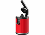 Cecotec Entsafter Xqueeze Retro Juice 600 Red (edelstahl/schwarz, 600 Watt, direkter Saftauslauf)