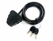 Braun Stahlkabelschloss 180cm für Wildkameras