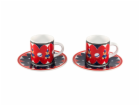 Bialetti Set 2 Tassen inkl. Untertassen Joyful Memories