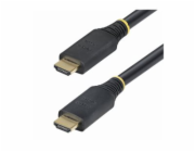 Startech 15m (49.2ft) Active High Speed HDMI Cable, 4K60Hz - Vysoká rychlost - kabel HDMI s ethernetem - HDMI s piny (male) do HDMI s piny (male) - 15 m - odstínený - cerná - aktivní, podpora 2K144Hz,