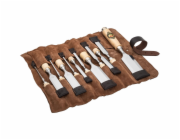 Kirschen Stechbeitelsatz in Ledertasche, 12-tlg.