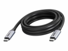 VISION 15m Black USB-C Cable