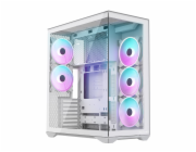 Počítačová skříň MODECOM Volcano SPACE XL ARGB FULL TOWER 5F Bílá