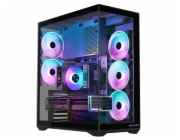 Počítačová skříň MODECOM Volcano SPACE XL ARGB FULL TOWER 5F Černá