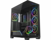 Počítačová skříň MODECOM VOLCANO STELLAR PLUS ARGB MIDI 5F Černá