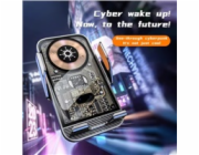 1stCOOL bezdrátová QI nabíječka 15W, do auta, MagSafe, USB-C, černá