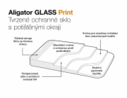 Aligator ochranné sklo PRINT iPhone 17 Pro černá