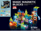 Madej Magnetické svítící kostky 75 dílků