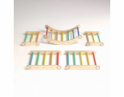 BusyKids Velká skládací lezecká sestava duhová